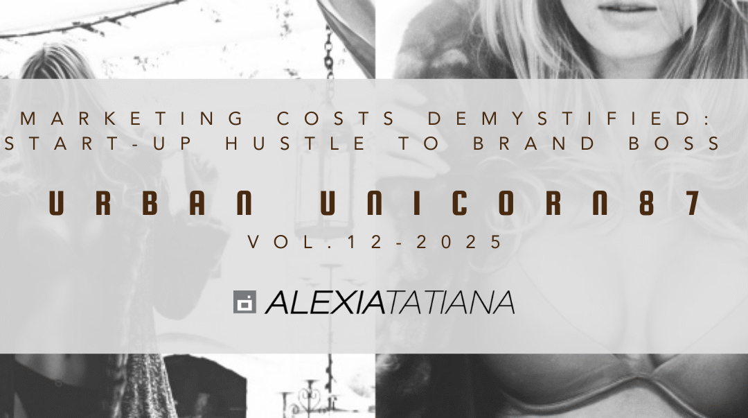 UrbanUnicorn87 – Vol.12 – Marketing Costs Demystified: From Start-Up Hustle to Brand Boss Moves