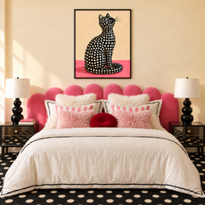 The Curious Cat – Art Print