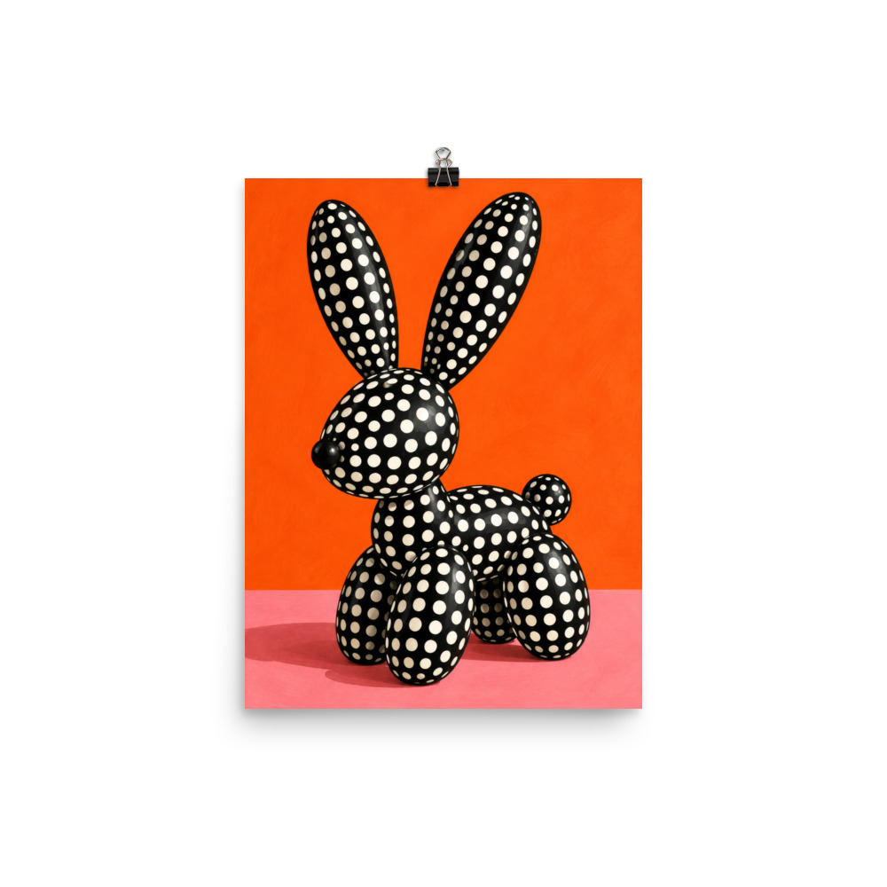Bunny in the Spotlight – Art Print - Image 2